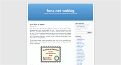Desktop Screenshot of fonz.net