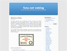 Tablet Screenshot of fonz.net